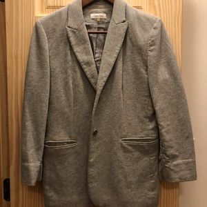 Calvin Klein soft cotton grey blazer